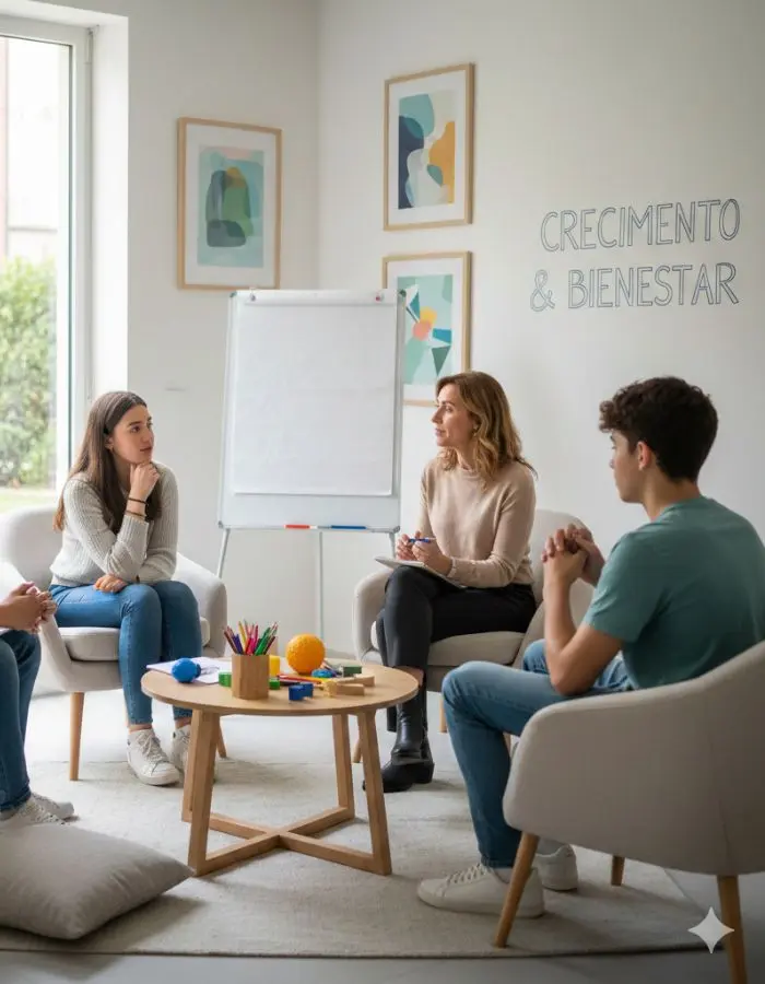 Terapia psicológica para jóvenes presencial